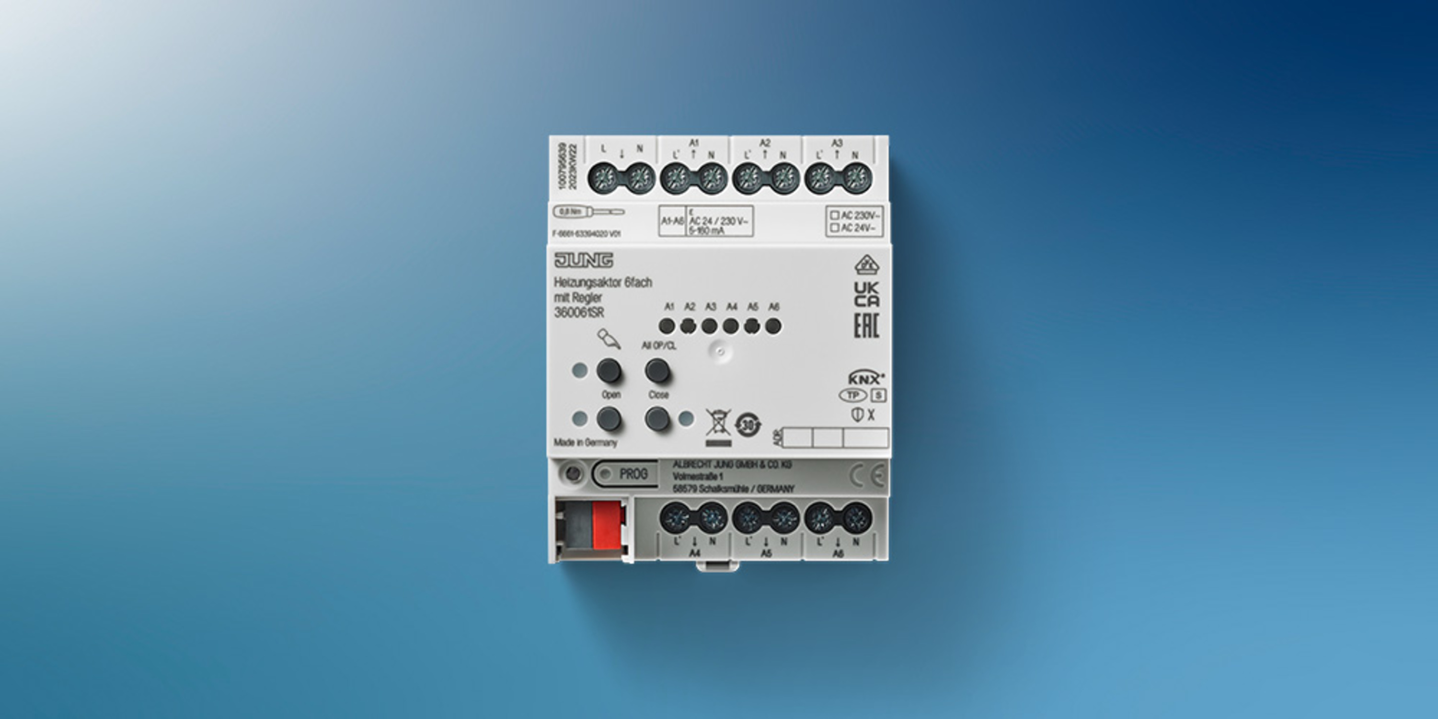 KNX Heizungsaktor 6-fach bei Novus Elektrotechnik GmbH in Schöneck